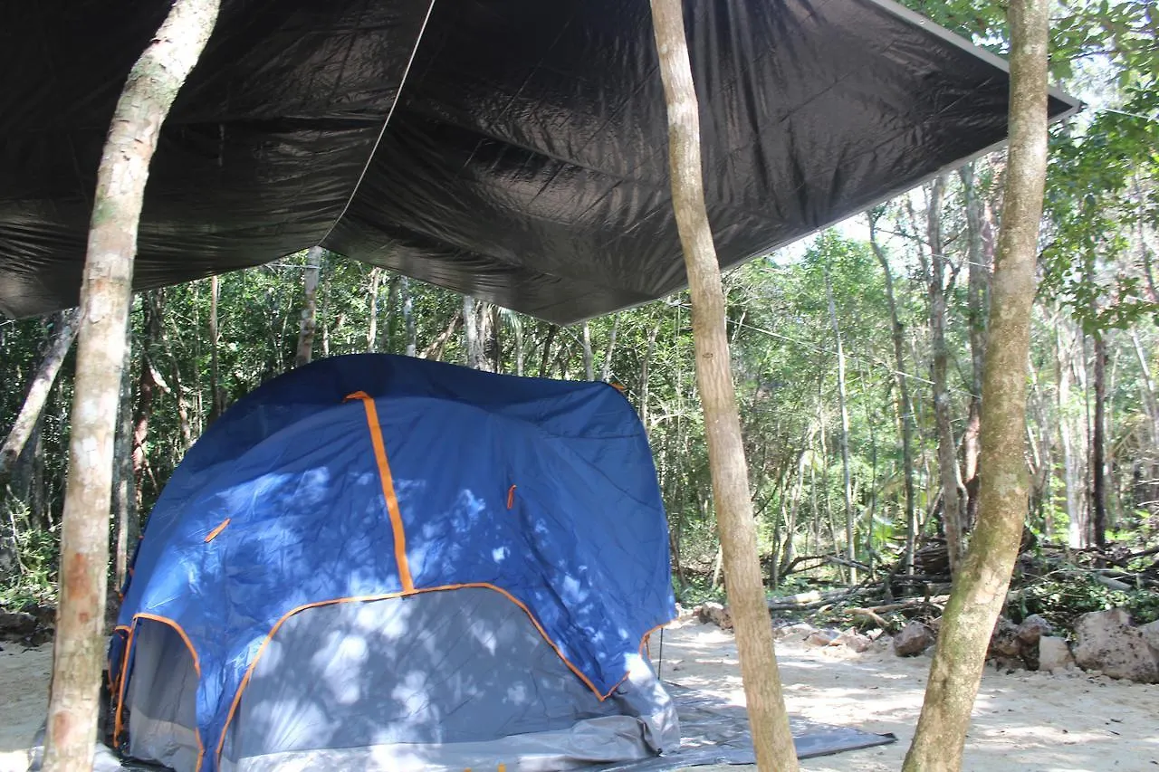 Hotel Stage One Camping Tulum Mexiko